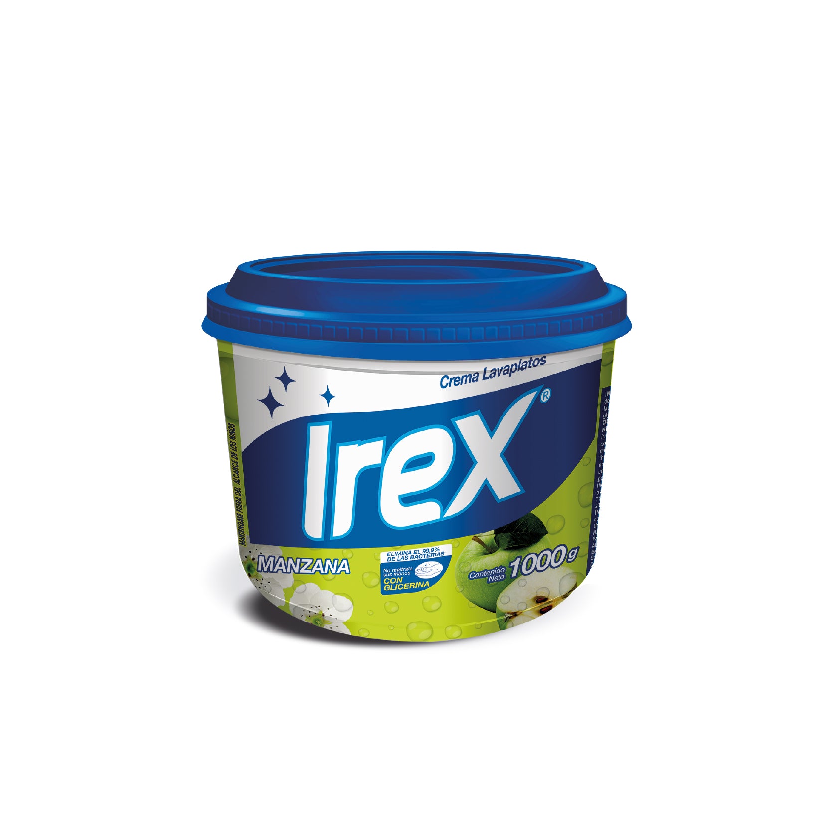 IREX LAVAPLATOS CREMA MANZANA 1000 GR – MultiDespensa Panamá