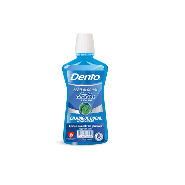DENTO ENJUAGUE BUCAL MENTA GLACIAL 250ML