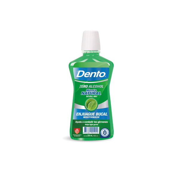 DENTO ENJUAGUE BUCAL MENTA NATURAL 250ML