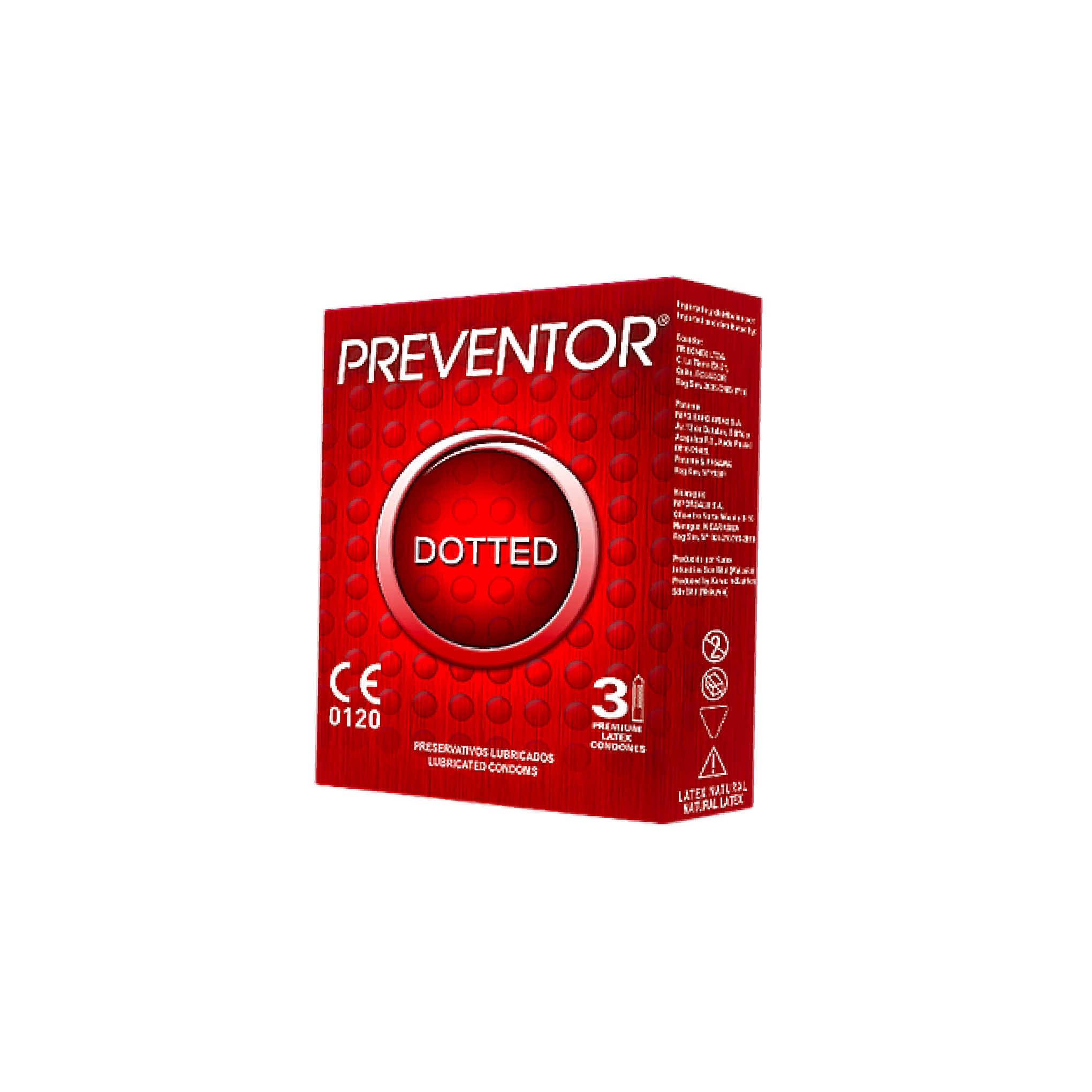 PREVENTOR PRESERVATIVOS DOTTED 3 PACK