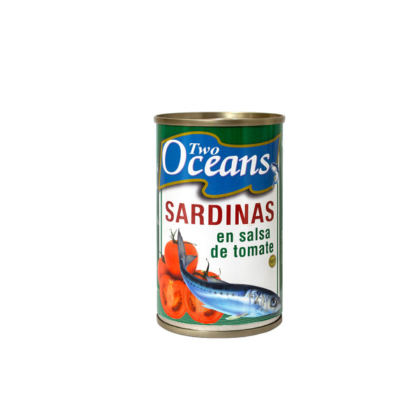 TWO OCEANS SARDINAS EN SALSA DE TOMATE 155 GR
