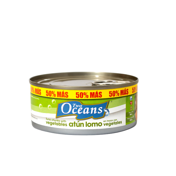 TWO OCEANS TUNA CON VEGETALES 50%+